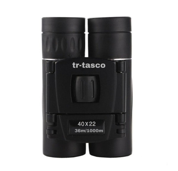 Tr-Tasco  40x22 Cepte Taşımalı Kauçuk Kaplamalı Mini Dürbün  1000m/36m
