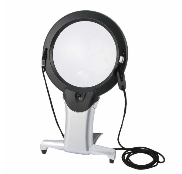 Nikula- 2X 6X LED eller serbest,boyun asılı,dıkış,okuma için en uygun Büyüteç 11b-1