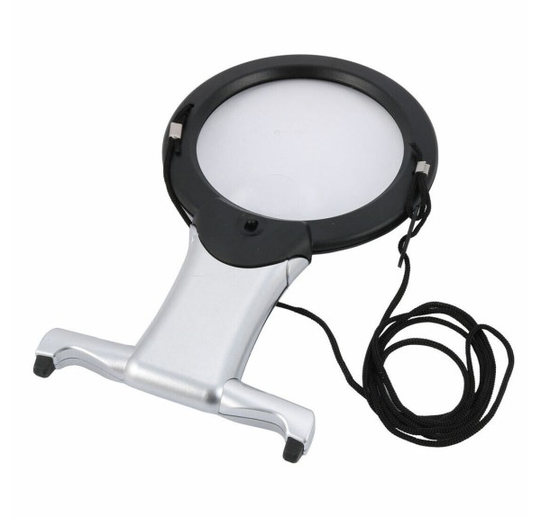 Nikula- 2X 6X LED eller serbest,boyun asılı,dıkış,okuma için en uygun Büyüteç 11b-1