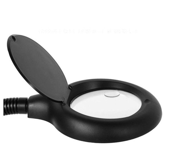 Nikula-Esnek 5X /10x,40 LED ışıklı büyüteç ,lamba  büyüteç okuma, çalışma lehim masa lambası A808