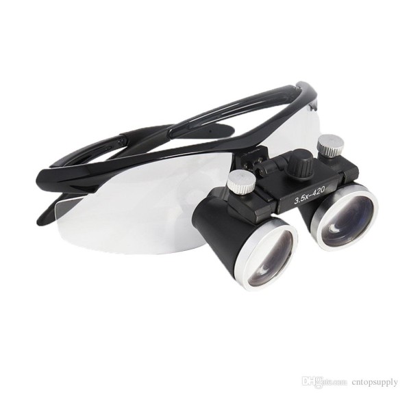 Nikula-3.5x-420mm  Diş Cerrahi Gözlük Lens Büyüteç,taşıma Çantalı