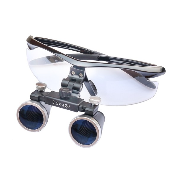 Nikula-3.5x-420mm  Diş Cerrahi Gözlük Lens Büyüteç,taşıma Çantalı