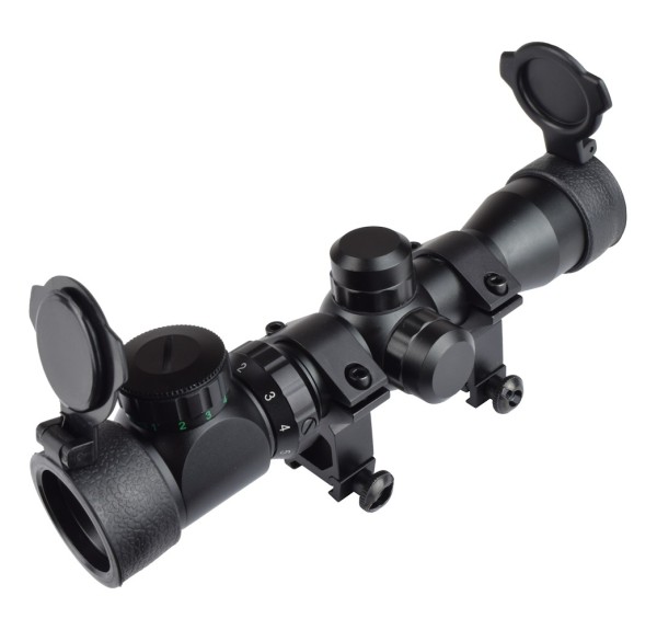 2-6x28 Spike Zoomlu Av Tüfeği Dürbünü Tüfek Hedef çizgili,çıft Işıklı