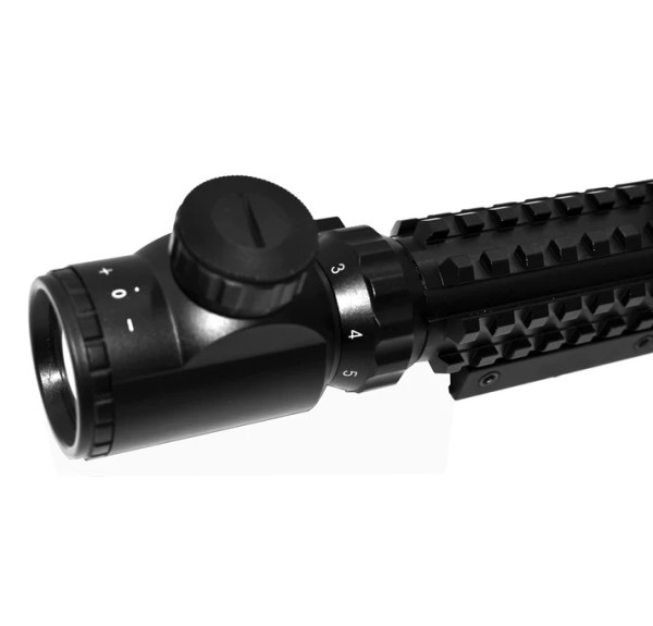 Spike 3-9x40 Zoomlu Keskin Nişancı Tüfek Dürbünü  Kızaklı