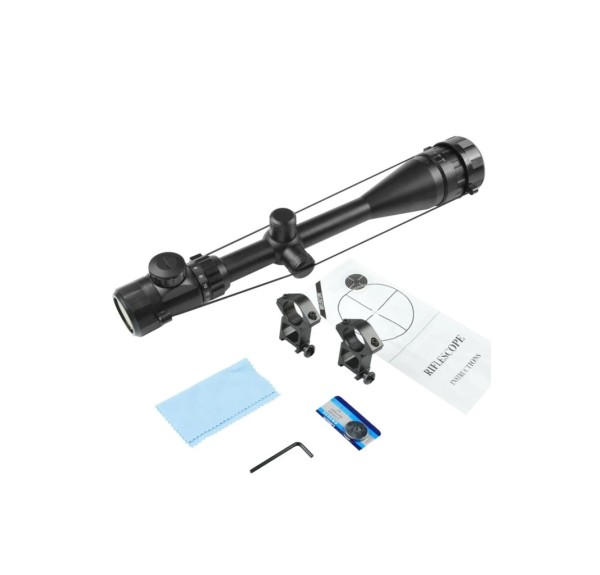 Spike 6-24x50 Aoe Tüfek Dürbünü çift Işık Kırmızı,yeşil Kaynaklı Zoomlu