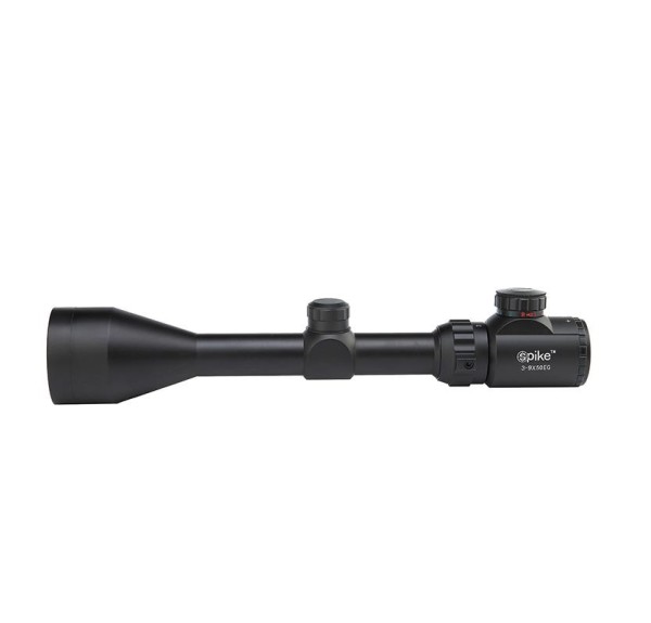 Spike 3-9x50 Zoomlu Keskin Nişancı Tüfek Dürbünü Kırmızı, yeşil Işık  çelik Gövde