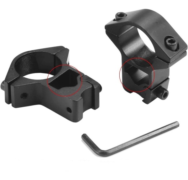 Nikula-25.4mm dürbün için 11mm YÜKSEK Havalı Tüfek / Av tüfeği Ayağı