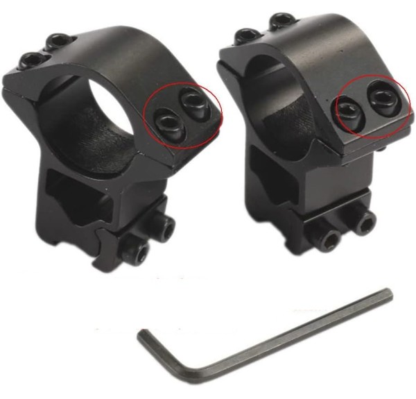 Nikula-25.4mm dürbün için 11mm YÜKSEK Havalı Tüfek / Av tüfeği Ayağı