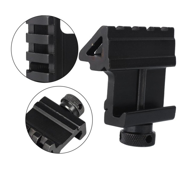 Taktik 45 derece açı ofset yan adaptörü RTS 20mm Picatinny ray
