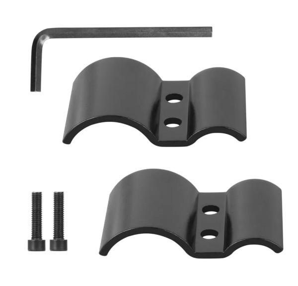 2x10mm 31mm Namlu Montaj Klip Taktik El Feneri Torch Sight Lazer Kapsam Kelepçe