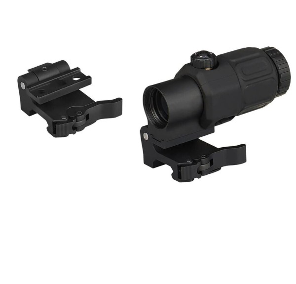 Nikula Magnifier 5x Yakınlaştırmalı Dürbün - 22mm Ray Uyumlu, Katlanır Yaylı Ayaklı