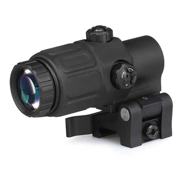 Nikula Magnifier 5x Yakınlaştırmalı Dürbün - 22mm Ray Uyumlu, Katlanır Yaylı Ayaklı
