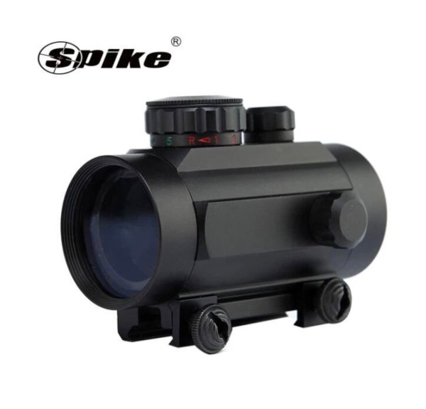 Spike Tactical 1x40mm Red & Green Dot Sight - Geniş Görüş Açısı, Taktik Reflex Nişangâh - 22mm