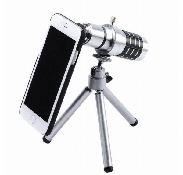 İphone5,5s,i̇phone4.4s Için Alüminyum 14x Optik Zoom Yakından Görüntü çekme Dürbün