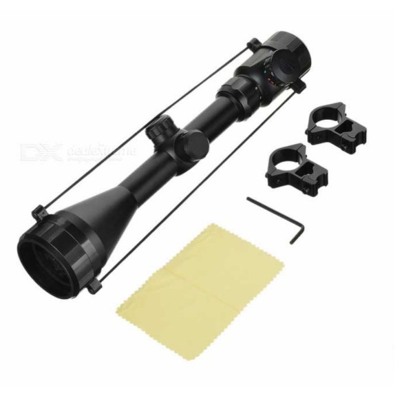 3-9x50eg Yüksek Kaliteli çıft ışık Kırmızı,yeşil Kaynaklı Avcılık Süfer Tüfek Dürbün