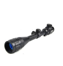 4-12x40 Aoeg Tüfek Dürbünü Mil Dot Kırmızı - Yeşil Lens Koruyucu