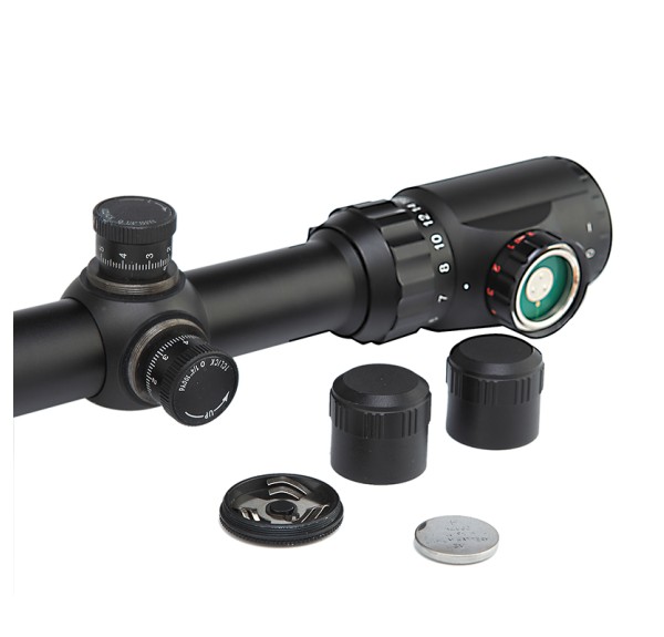 Yüksek Kaliteli 4-16x50aoeg Zoomlu çift Işık,kırmızı,yeşil Kaynaklı Tüfek Dürbünü(b)