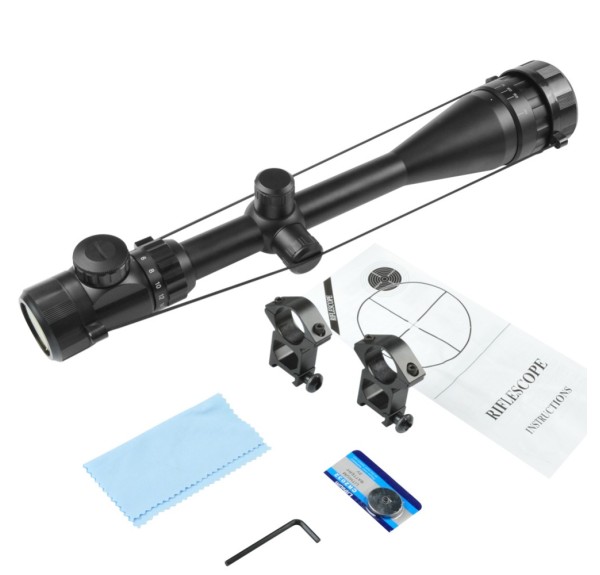 Tr-nikula 4-16x50 Aoeg Zoomlu Tüfek Dürbünü çift Işıklı Kırmızı,yeşil Kaynaklı Avcılık Dürbün