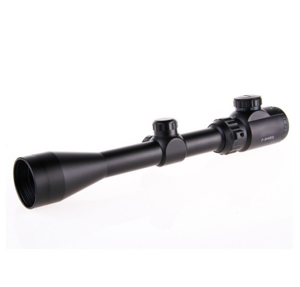 3-9x40 Nikula Zoomlu Çıft Işıklı Av Tüfeği Dürbünü Silah Montaj Kelepçeli