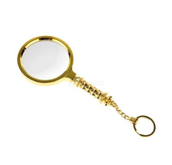 Nikula-5x90mm Tüm Metal Altın Renkli, Hediye Büyüteç,optik Lensler Ile çinko Alaşım Metal çerçeve