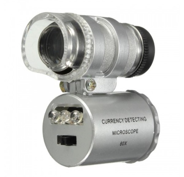 Nikula-Iphone5 Için Uyumlu Kapaklı Lens Mikroskop Taşınabilir Mini Cep Boyutu Led Mikroskop No.9882-ip5ii