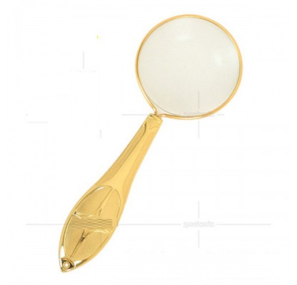 Nikula-Altın Renkli 5x-45mm Zarif Işlemeli özel Tasarlanmış Hediye Büyüteç-mg18155-7