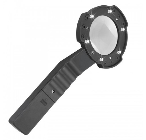 Nikula-7 Led Aydınlatma,fener,pusula,4x Büyütme Okuma Büyüteç  Th-600557