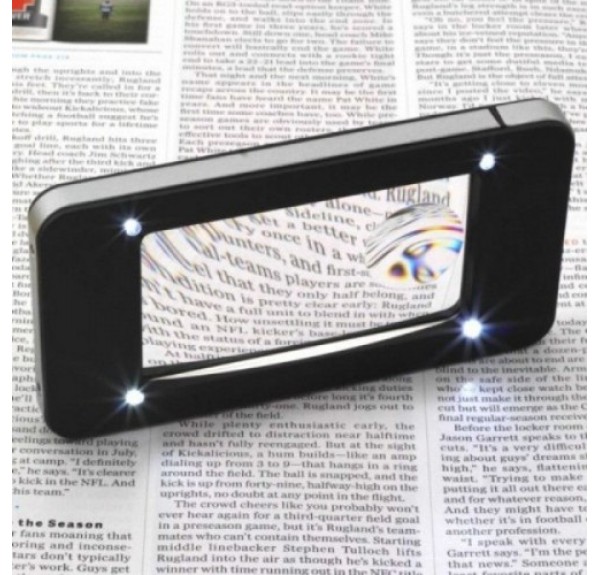 Nikula-iphone  şekli Led Işıkları Ile Led Aydınlatmalı,3x-5x,okuma Büyüteç