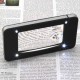 Nikula-iphone  şekli Led Işıkları Ile Led Aydınlatmalı,3x-5x,okuma Büyüteç