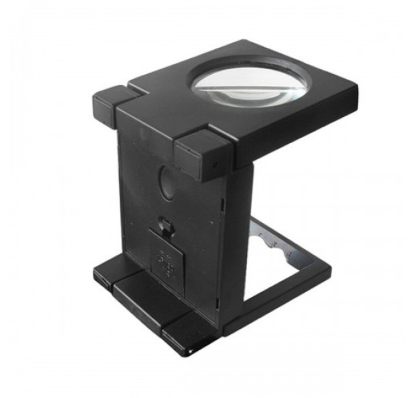 Nikula-Katlanır Plastık,led ışıklı Test Cıhazı Büyüteç 2.5x90mm