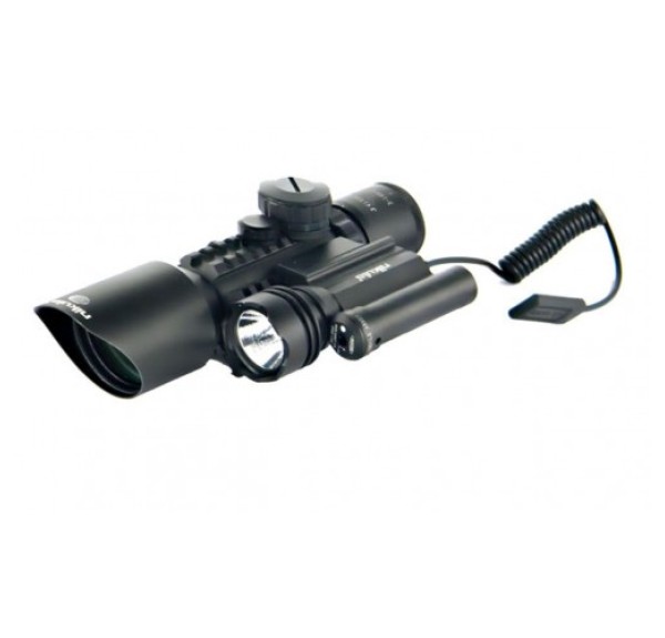 3-10x42 Nikula Zoomlu Av Tüfeği Dürbünü Tüfek Lazeri Zenon Fenerli M9