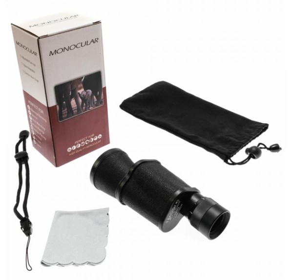 Baigish 10x40 Metal Deri Kaplamalı Rus Modeli Monoküler Dürbün