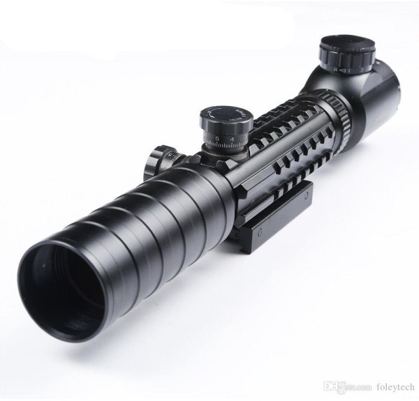 3-9x32 Eg  Spike  Zoomlu Av Tüfeği Dürbünü Tüfek çift Işık Kaynaklı