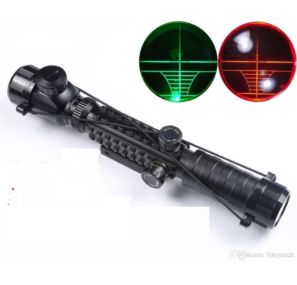 3-9x32 Eg  Spike  Zoomlu Av Tüfeği Dürbünü Tüfek çift Işık Kaynaklı