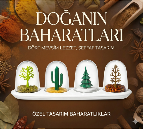 Seasoning Shakers Dört Mevsim Baharatlık