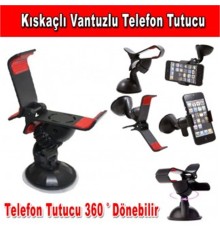 Araç içi kıskaçlı telefon tutucu
