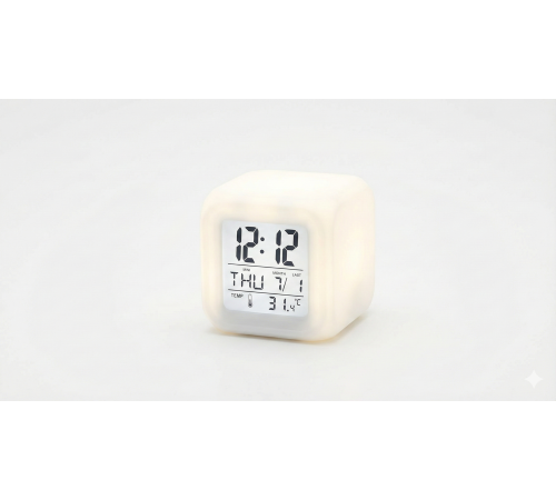 Renk Değiştiren Küp Saat