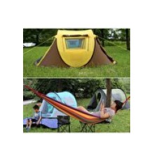 4 Kişilik Kaldır At Kolay Kurulum Havada Açılan Otomatik Kamp Aile Plaj Çadırı (240x150x105) cm
