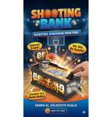 Şımartan Eğlenceli Basket Atmalı Basketbol Kumbara