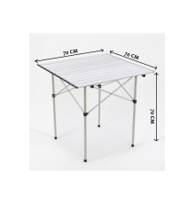 Taşıma Çantalı Çok Hafif Alüminyum Kamp, Piknik, Plaj, Bahçe, Balkon Masası -(70x70x70)