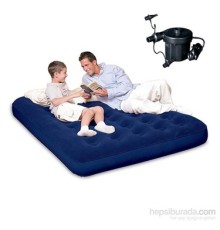 Bestway 67287 Çift Kişilik Şişme Yatak + Elektrikli Pompa