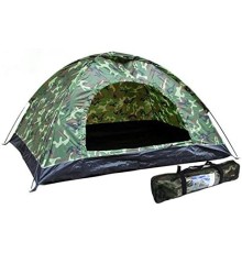 3 Kişilik Kamuflaj Desenli Kolay Kurulumlu Kamp Çadırı