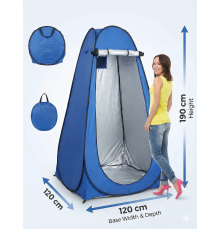 Kamp Alanı Duş Giyinme Wc Çadırı Fotoğrafcı Prova Kabini 190x120x120