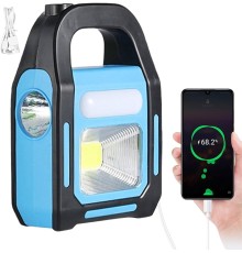 3 Watt Şarj Edilebilir Güneş Enerjili Solar El Feneri 3 Modlu Kamp Lambası