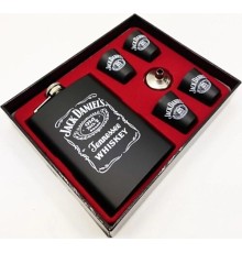 9 oz (266ml) Çelik Matara Hediye Seti İçecek Matarası 4 Shot Bardaklı