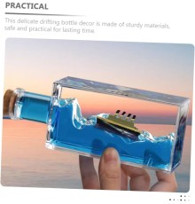 Batmayan Gemi Şişe Akvaryum