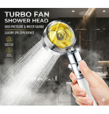 Duş Başlığı Turbo Pervaneli Serinletici Tasarım