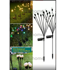 8 Led'li Güneş Enerjili Bahçe Çiti Aydınlatma Lamba (renkli)