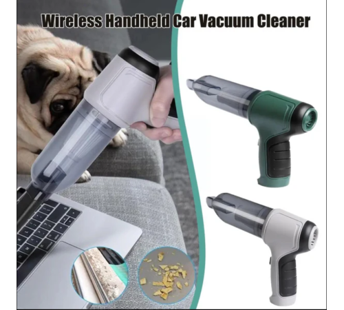 Çok Fonksiyonlu Şarj Edilebilir 3 Parça Araç Süpürgesi