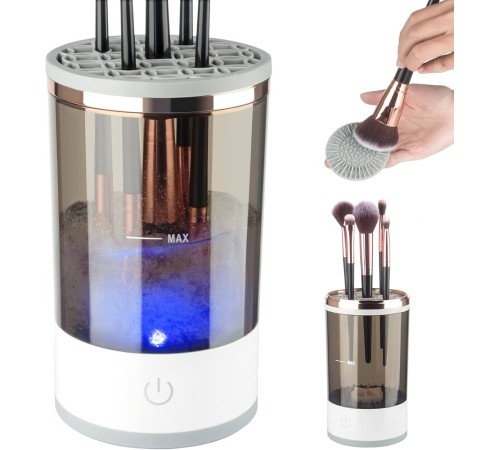 Elektrikli makyaj fırçası temizleyici